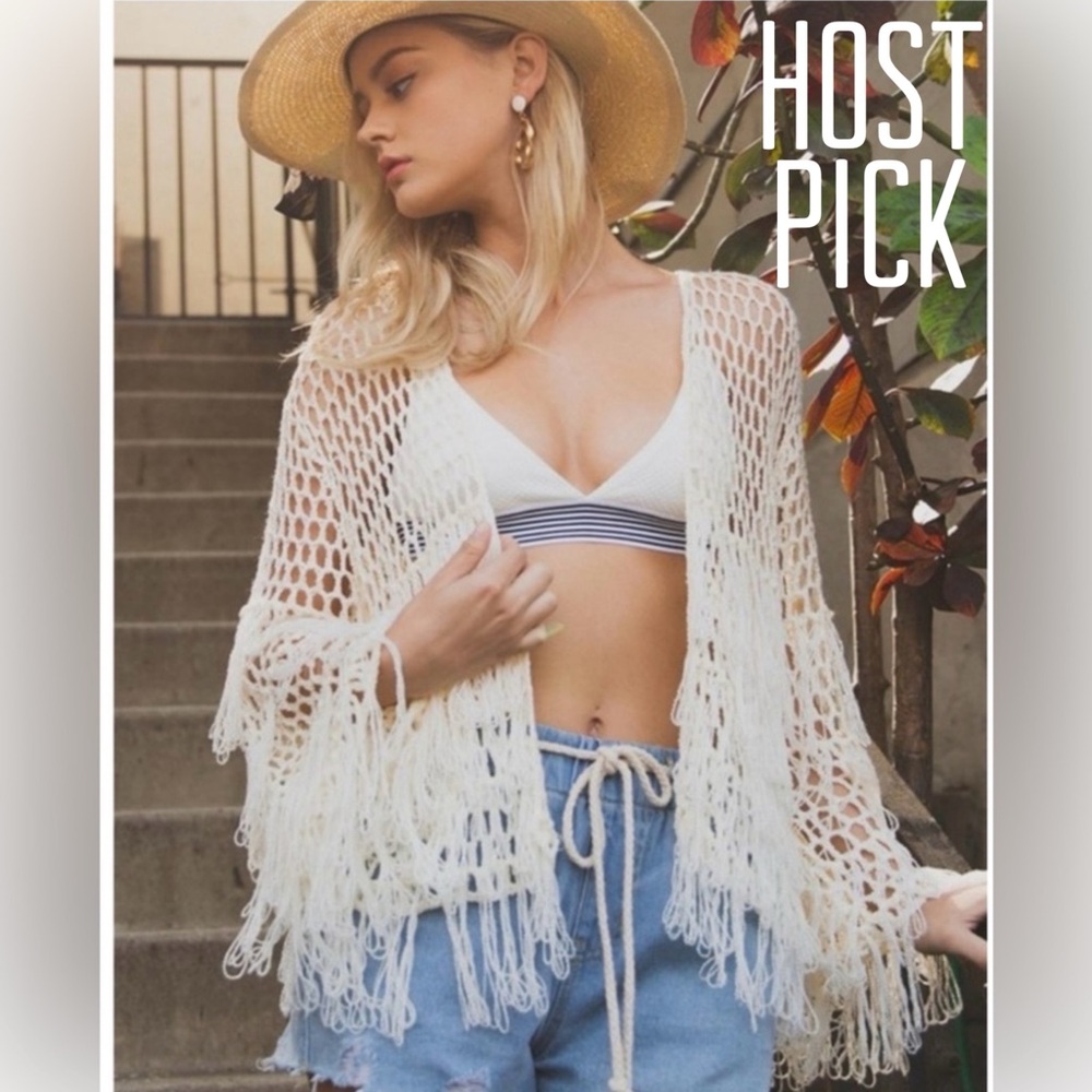 Crochet Cardi/Bathing Suit Cover Up